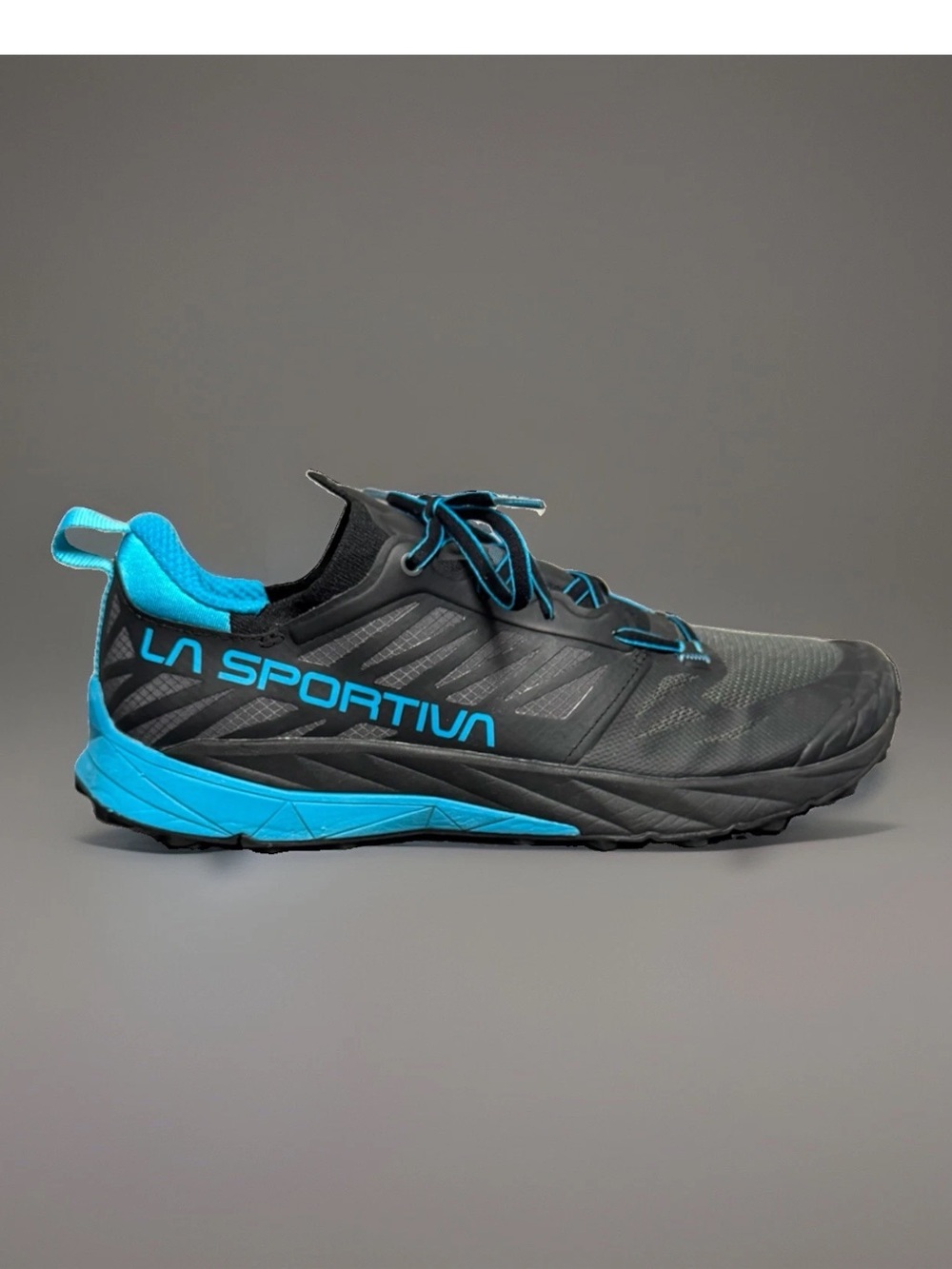 La Sportiva Kaptiva Men's Black/Blue Trail Running Shoes Size 9.5